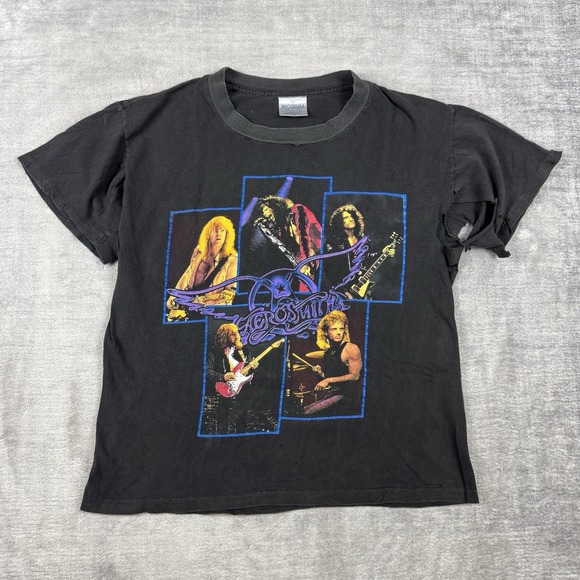 Brockum Other - Vtg Aerosmith Shirt Mens Medium Black North America 1990 Pump Tour Single Stitch